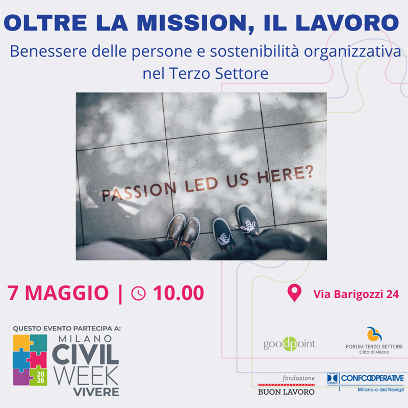 Oltre la mission, il lavoro